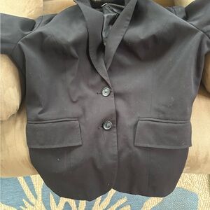 Worthington Black Tailored Two-Button Blazer